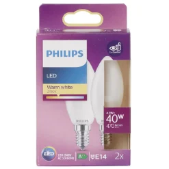 Ampoule LED C35 E14 40W x2^Gifi