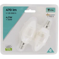 Ampoule LED C35 E14 x2^Gifi Outlet