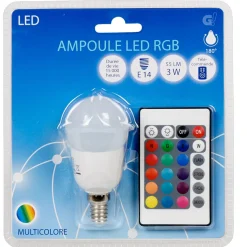 Ampoule LED E14 G45 couleurs changeantes^Gifi Best