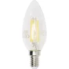 Ampoule LED filament E14 C35 Homday lumière chaude 470lms x2^Gifi Clearance