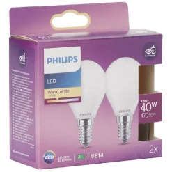Ampoule LED P45 E14 40W x2^Gifi New