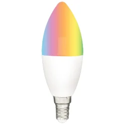 Ampoule ovale LED connectée couleurs changeantes E14 40 W^Gifi Outlet