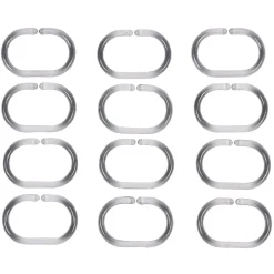 Anneau de douche blanc ovale x12^Gifi Sale
