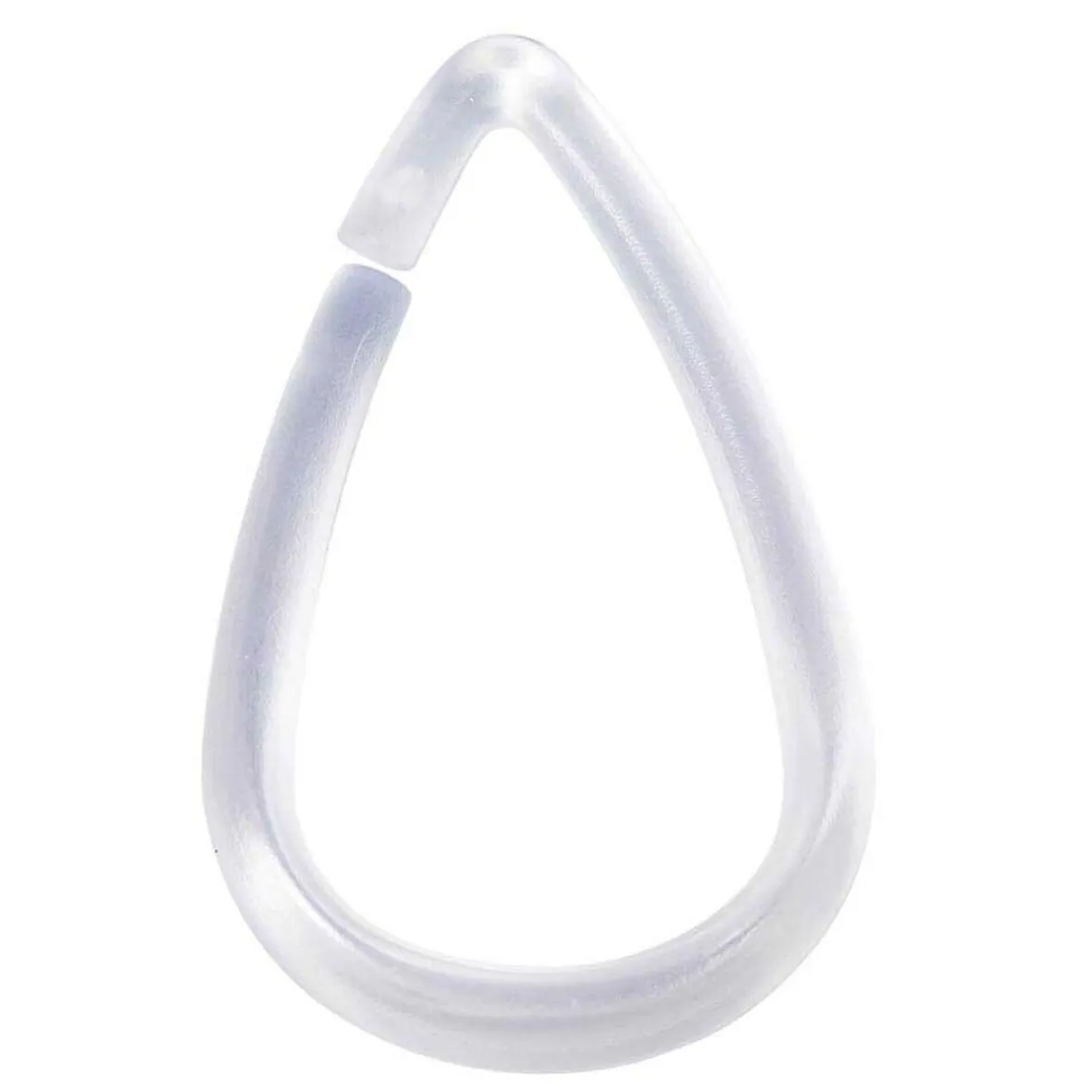 Anneau rideau de douche transparent x12^Gifi New
