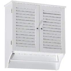 Armoire de salle de bain murale blanc Valentine^Gifi Discount