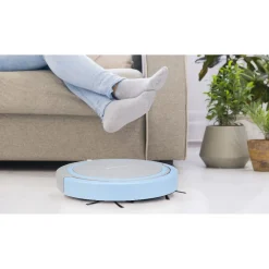 Aspirateur robot Cyclonia rond gris et bleu Nettoyage Et Entretien