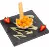 Gifi Vaisselle Et Accessoires De Table^Assiette à dessert ardoise carrée