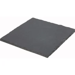 Gifi Vaisselle Et Accessoires De Table^Assiette à dessert ardoise carrée