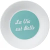 Gifi Vaisselle Et Accessoires De Table^Assiette à dessert "La vie est belle"