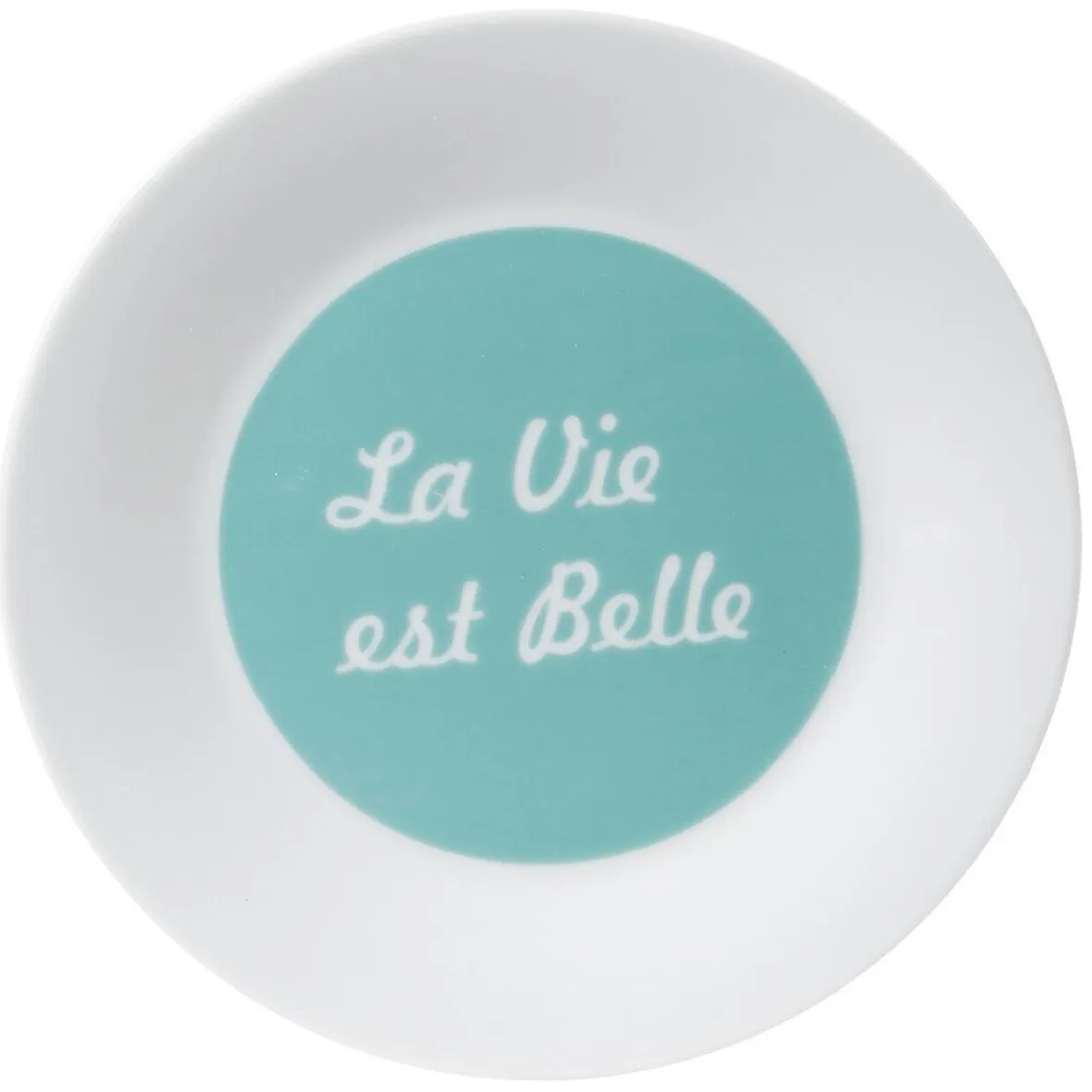 Gifi Vaisselle Et Accessoires De Table^Assiette à dessert "La vie est belle"
