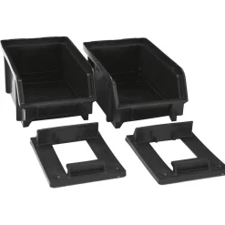 Bac à bec en plastique gris x2^Gifi Outlet