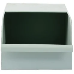 Best Bac de rangement en métal vert - L17,5 x l25 x H12,5 cm Rangement
