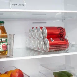 Gifi Rangement De Cuisine^Bac de rangement frigo distributeur canettes 34x13xH10cm