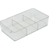Gifi Rangement De Cuisine^Bac de rangement transparent pour frigo L.36,5x20,5xH8,1cm
