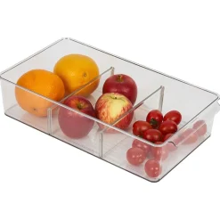 Gifi Rangement De Cuisine^Bac de rangement transparent pour frigo L.36,5x20,5xH8,1cm