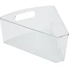 Gifi Rangement De Cuisine^Bac de rangement triangulaire transparent pour frigo 3L