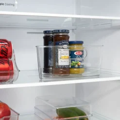 Gifi Rangement De Cuisine^Bac de rangement triangulaire transparent pour frigo 3L