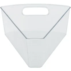 Gifi Rangement De Cuisine^Bac de rangement triangulaire transparent pour frigo 3L