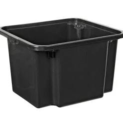 Bac plastique noir 22 L Rangement