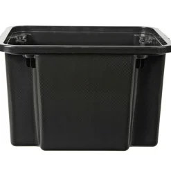 Bac plastique noir 22 L Rangement