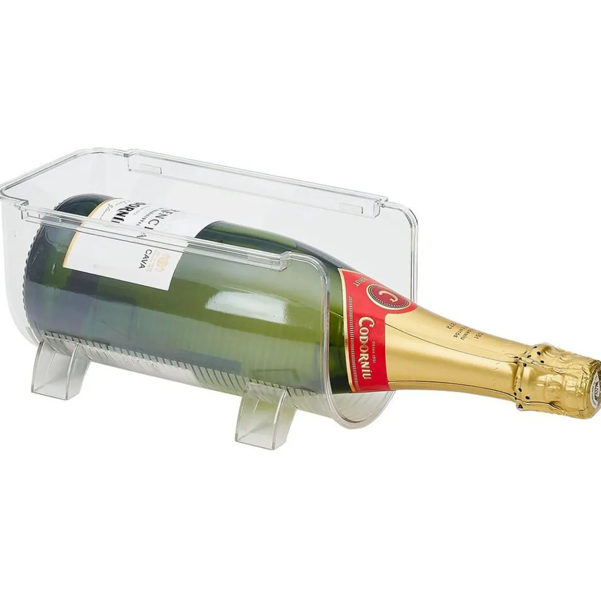 Gifi Rangement De Cuisine^Bac porte-bouteille transparent pour frigo