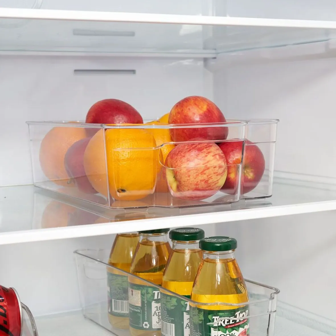 Gifi Rangement De Cuisine^Bac rangement frigo 5,8L plastique transparent 32,5x21,5xH9cm