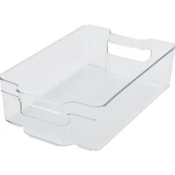 Gifi Rangement De Cuisine^Bac rangement frigo 5,8L plastique transparent 32,5x21,5xH9cm