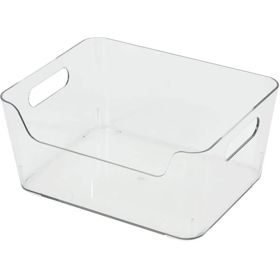Gifi Rangement De Cuisine^Bac rangement frigo 3,5L plastique transparent 22,4x17,3xH10cm