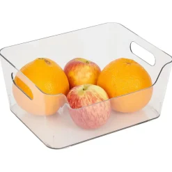 Gifi Rangement De Cuisine^Bac rangement frigo 3,5L plastique transparent 22,4x17,3xH10cm