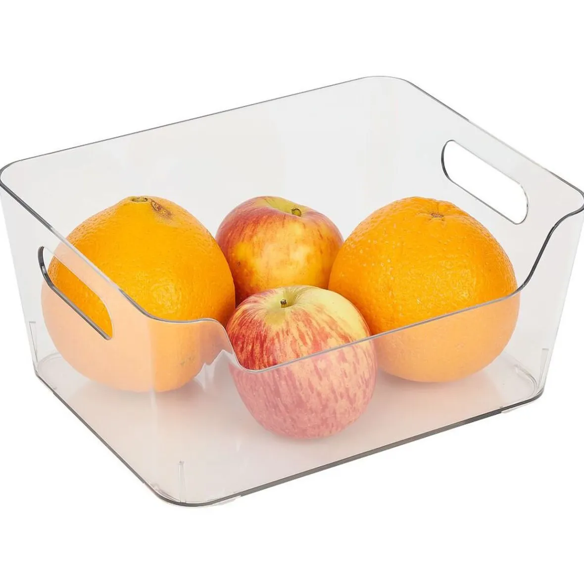 Gifi Rangement De Cuisine^Bac rangement frigo 3,5L plastique transparent 22,4x17,3xH10cm