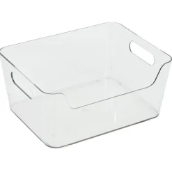 Gifi Rangement De Cuisine^Bac rangement frigo 3,5L plastique transparent 22,4x17,3xH10cm