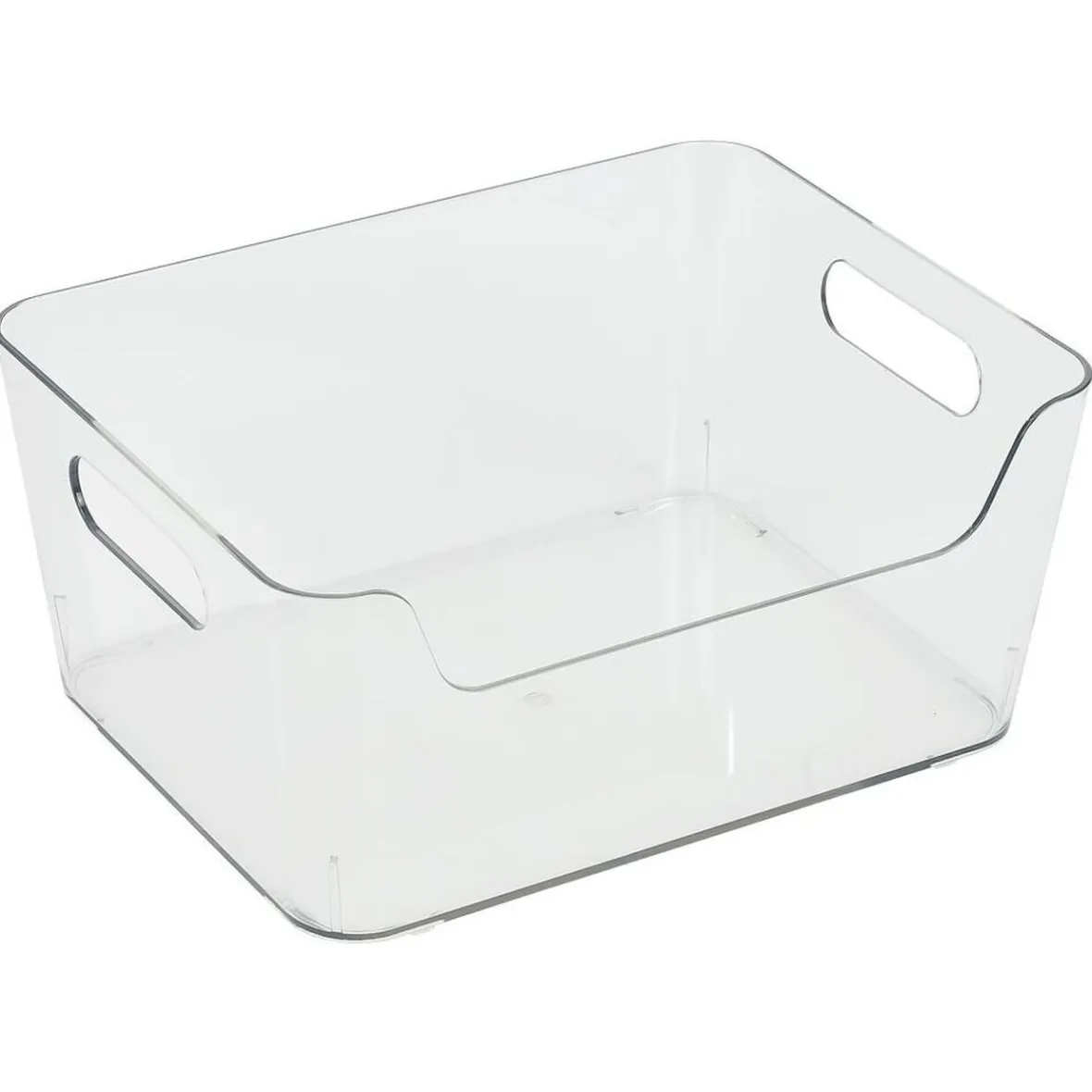 Gifi Rangement De Cuisine^Bac rangement frigo 3,5L plastique transparent 22,4x17,3xH10cm
