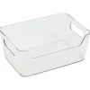 Gifi Rangement De Cuisine^Bac rangement frigo 2L plastique transparent 20,5x14xH8,5cm
