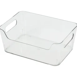 Gifi Rangement De Cuisine^Bac rangement frigo 2L plastique transparent 20,5x14xH8,5cm
