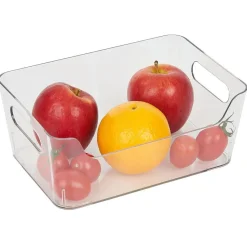 Gifi Rangement De Cuisine^Bac rangement frigo 2L plastique transparent 20,5x14xH8,5cm