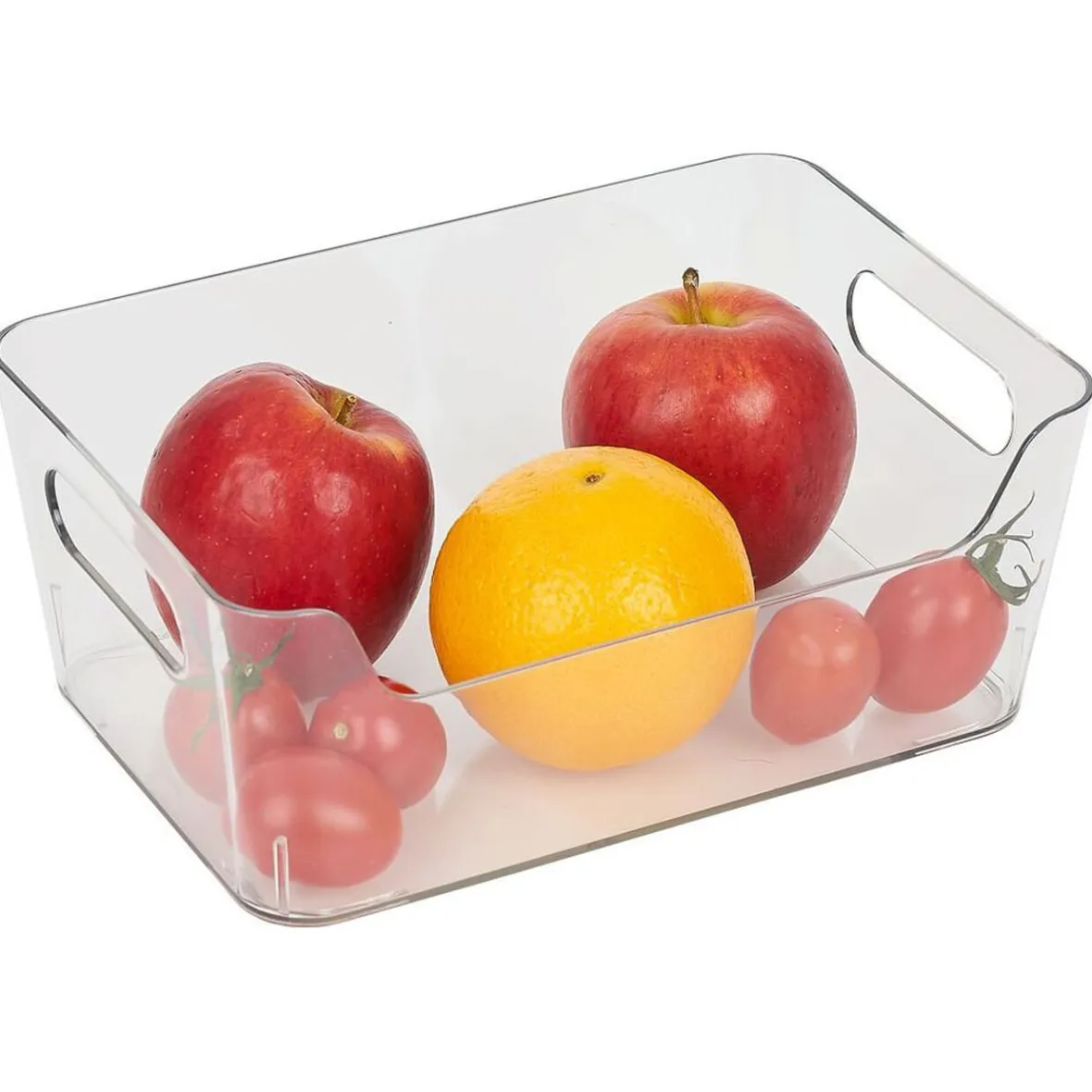 Gifi Rangement De Cuisine^Bac rangement frigo 2L plastique transparent 20,5x14xH8,5cm