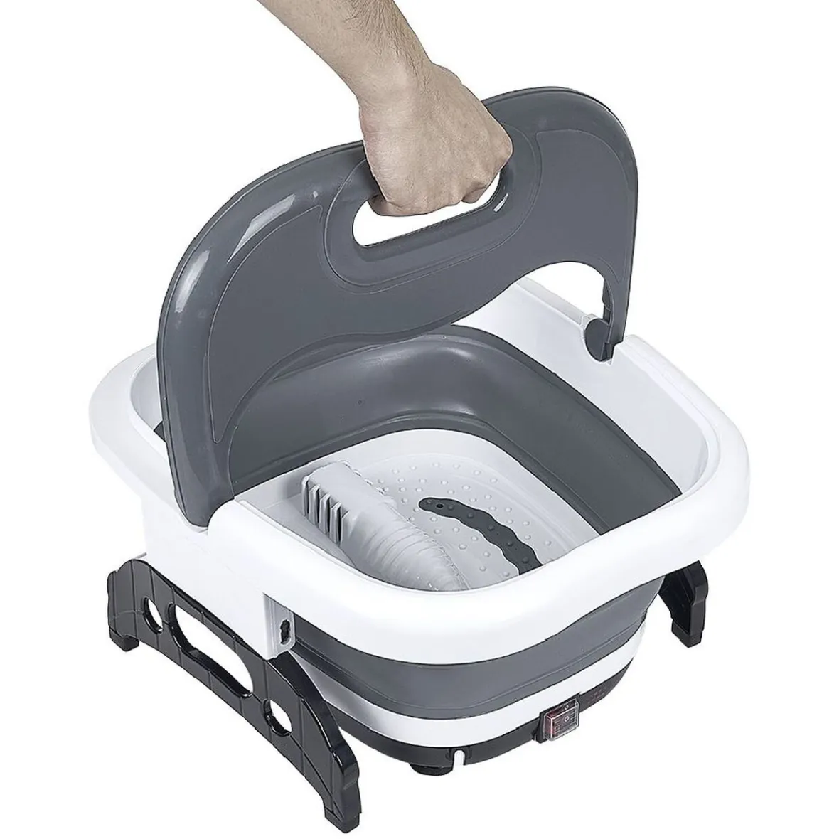 Bain de pied pliable blanc^Gifi Online