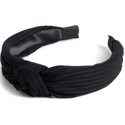 Bandeau serre tête noir avec noeud^Gifi Sale