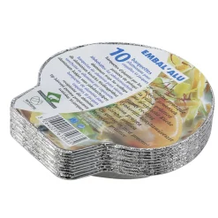Gifi Conservation Alimentaire^Barquettes coquilles St Jacques aluminium x10