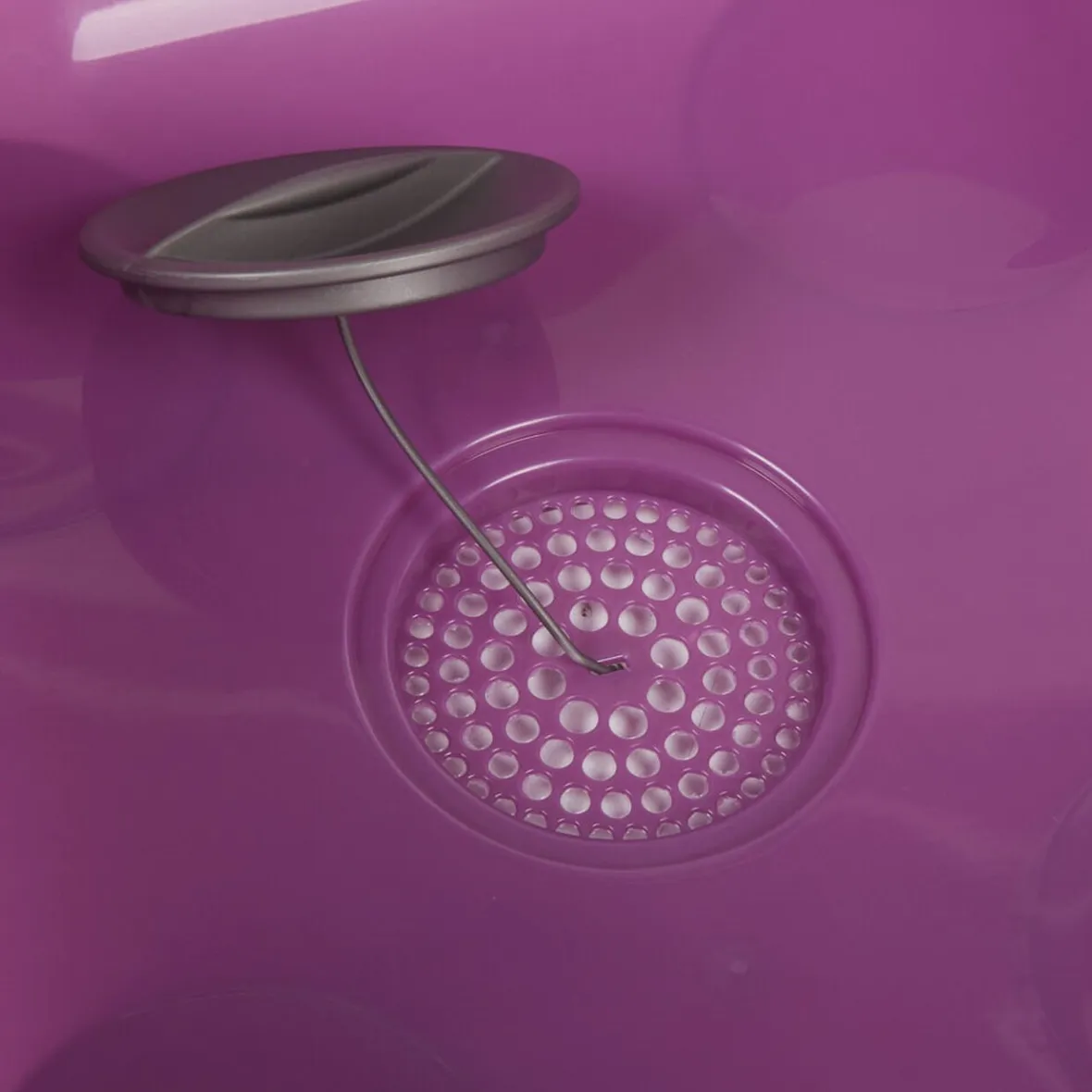 Bassine avec bouchon 9,6 L violette Nettoyage Et Entretien