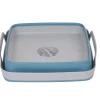 Bassine rétractable bouchon évideur grise et bleue Nettoyage Et Entretien