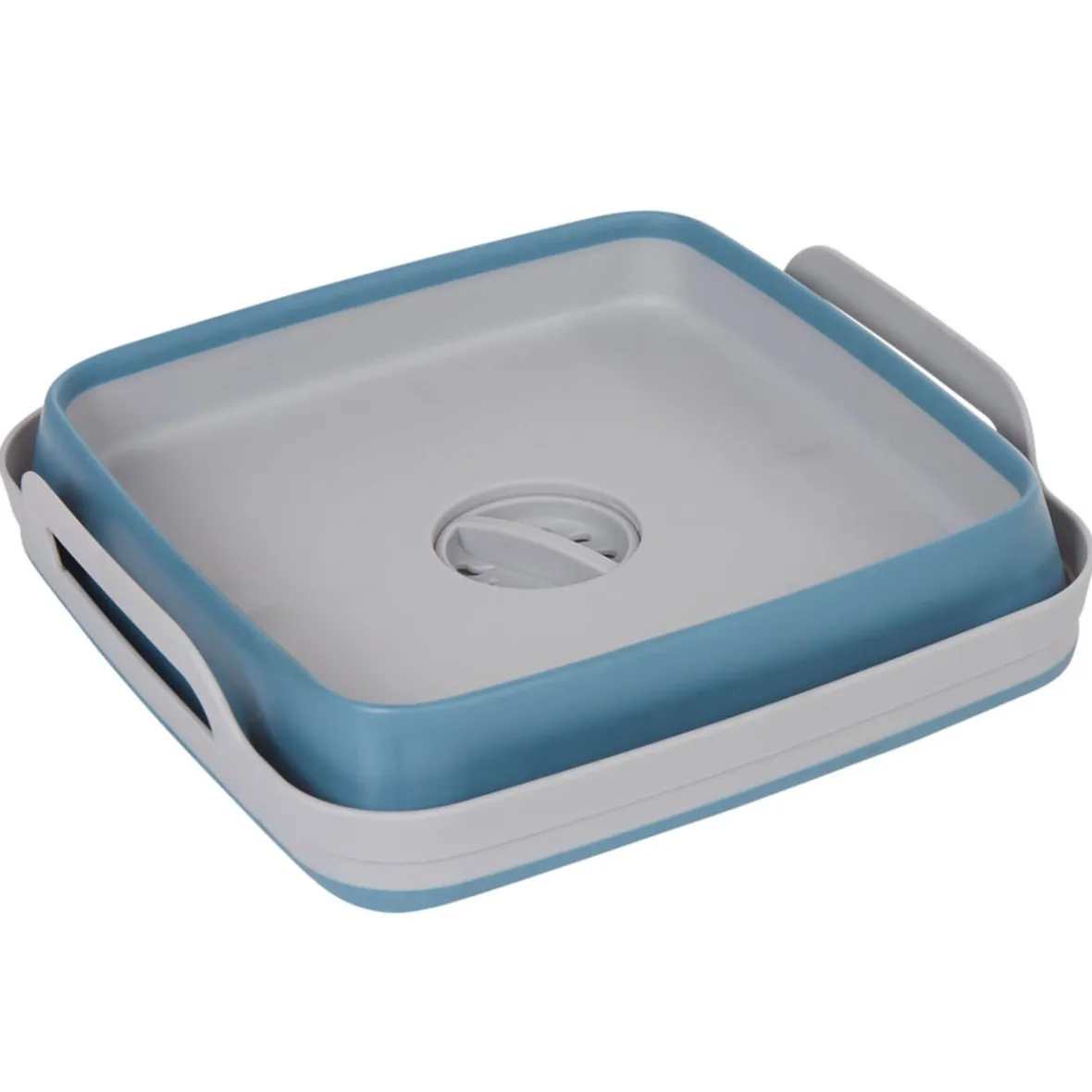 Bassine rétractable bouchon évideur grise et bleue Nettoyage Et Entretien