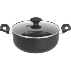 Gifi Cuisson^Batterie de cuisine tous feux dont induction x3 avec couvercle