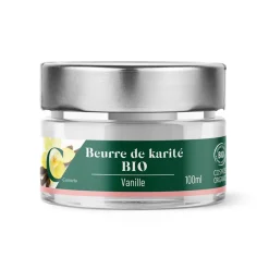 Beurre de karité bio vanille, pot de 100 ml^Gifi Best