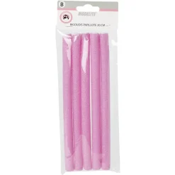 Bigoudi papillotte rose fuchsia L20 cm x5^Gifi Online