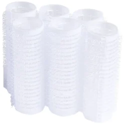 Bigoudi scratch latex blanc Ø2cm x6^Gifi Hot