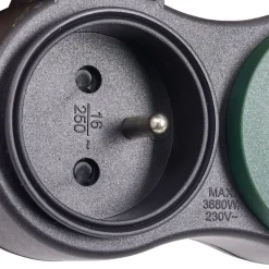 Biplite extérieure 16A noir^Gifi Discount
