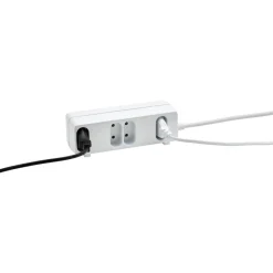 Bloc multiprise 2 faces 5 prises blanc^Gifi