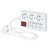 Bloc multiprise blanc interrupteur 7 prises^Gifi Outlet