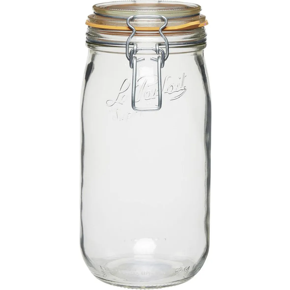 Gifi Conservation Alimentaire^Bocal de conservation avec couvercle en verre 1,5 L Le Parfait